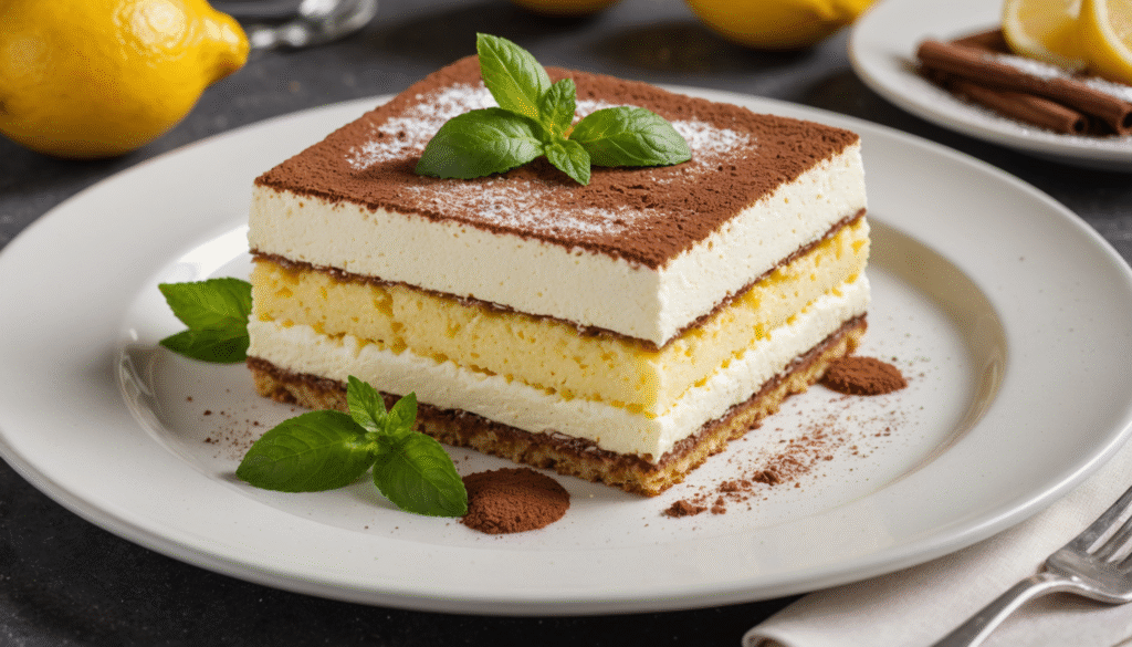 découvrez notre recette de tiramisu au citron, un dessert frais qui marie subtilement l’acidité du citron à la douceur du mascarpone. idéal pour épater vos invités avec une touche originale et gourmande !
