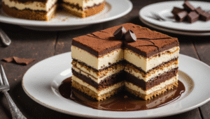 découvrez notre recette gourmande de tiramisu au rhum et chocolat : un dessert italien revisité, alliant la douceur du chocolat à la saveur corsée du rhum pour une touche d’originalité et de plaisir.