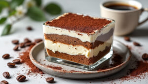 découvrez notre recette de tiramisu revisité en version vegan et sans gluten : un dessert gourmand, facile à réaliser, sans lactose ni œufs, parfait pour tous les gourmands !