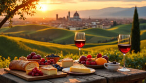 découvrez florence et la toscane à travers un voyage gourmand alliant vins raffinés et pâtisseries traditionnelles. partez à la rencontre des saveurs uniques de cette région riche en histoire et en délices authentiques.