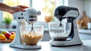 découvrez les différences entre batteur à main et robot sur socle en termes de précision, vitesse et contrôle pour choisir l'outil de cuisine idéal.