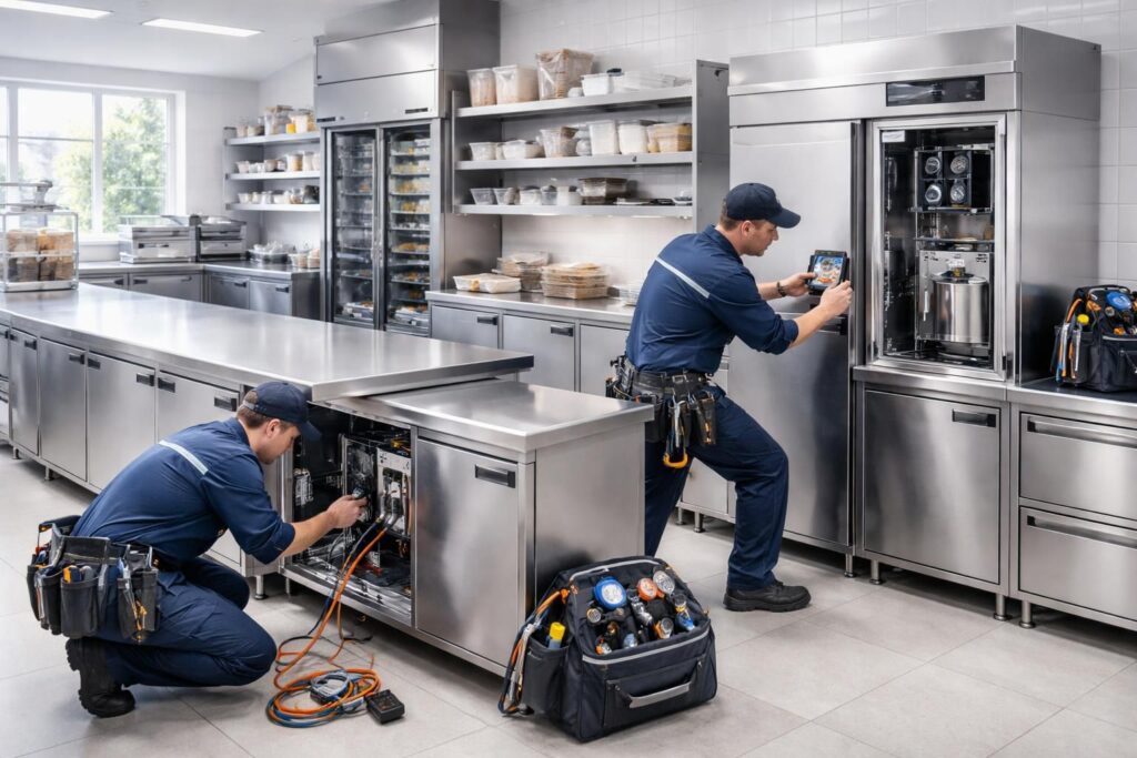 concevez votre laboratoire de pâtisserie idéal avec l'expertise d'artisans frigoristes et du matériel inox sur mesure, pour une installation professionnelle et performante.