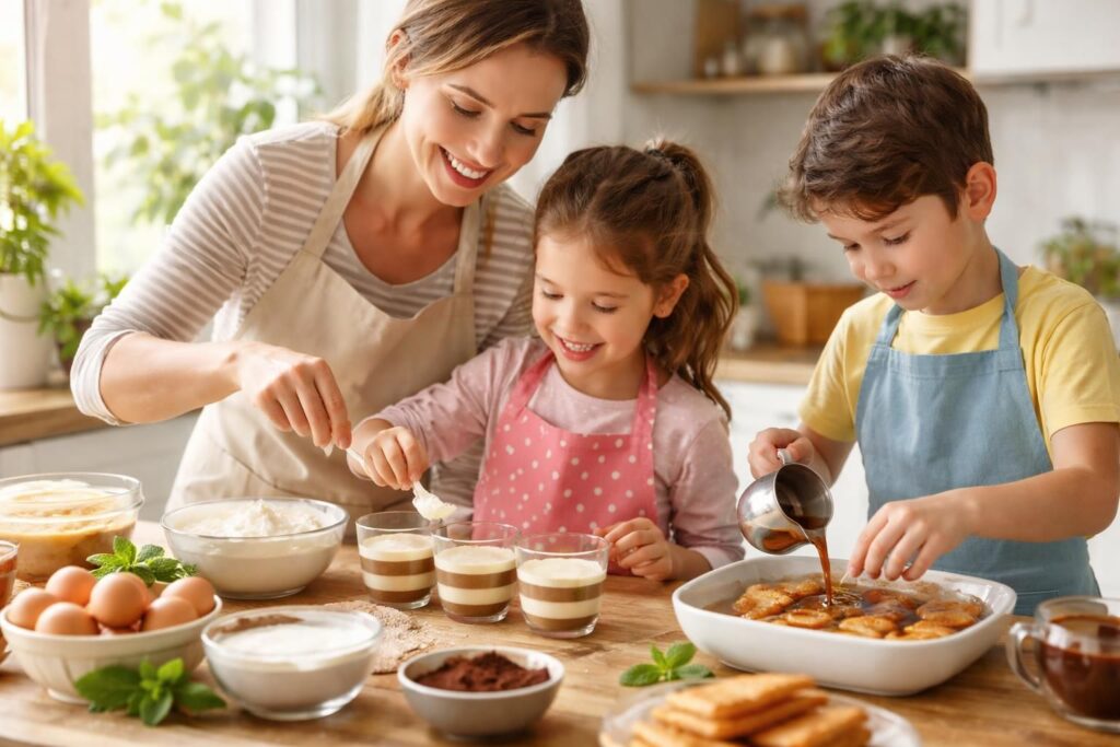 découvrez comment préparer facilement des desserts italiens traditionnels comme le tiramisu et la panna cotta maison avec vos enfants, pour des moments gourmands et conviviaux en famille.