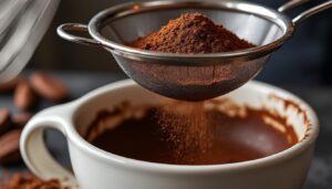 découvrez comment utiliser tamis et chinois pour obtenir un cacao parfaitement lisse, sans grumeaux, net et régulier à chaque préparation.